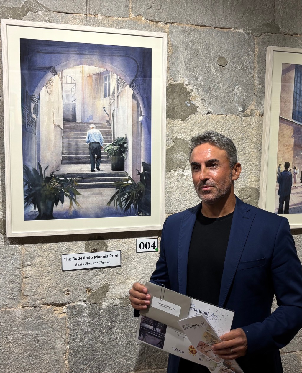 🏆 Award Announcement: Best Gibraltar-Themed Work at the 52nd Gibraltar International Art Exhibition 2025